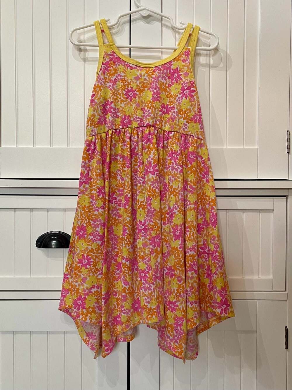 Jona Michelle Toddler 4T Floral Ruffle Front Tiered Dress - Picture 2 of 5